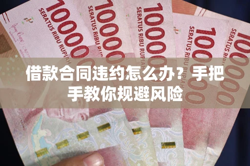 武汉借款合同违约怎么办？手把手教你规避风险