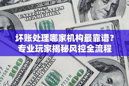 武汉坏账处理哪家机构最靠谱？专业玩家揭秘风控全流程