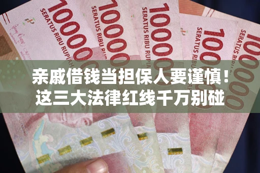 武汉亲戚借钱当担保人要谨慎！这三大法律红线千万别碰