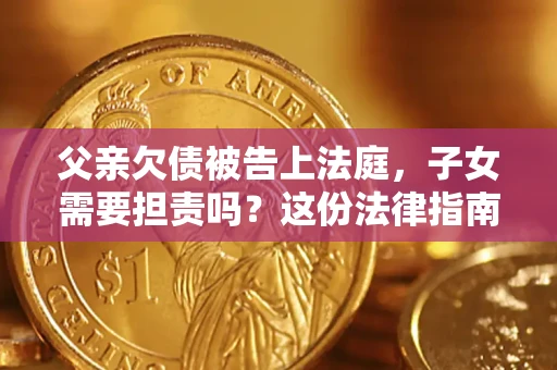 武汉父亲欠债被告上法庭，子女需要担责吗？这份法律指南必须看完