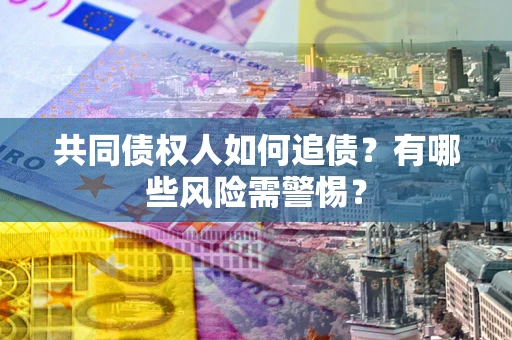 武汉共同债权人如何追债？有哪些风险需警惕？