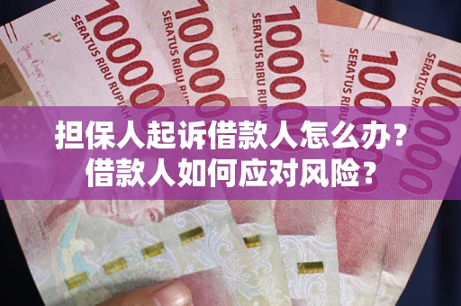 武汉担保人起诉借款人怎么办？借款人如何应对风险？