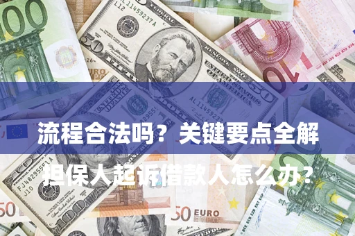 武汉

担保人起诉借款人怎么办？流程合法吗？关键要点全解析