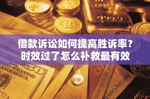 武汉借款诉讼如何提高胜诉率？时效过了怎么补救最有效